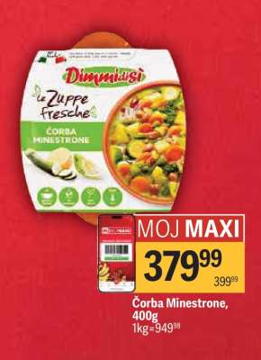 Čorba Minestrone 400g