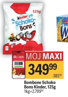 Bombone Schoko Bons Kinder 125g