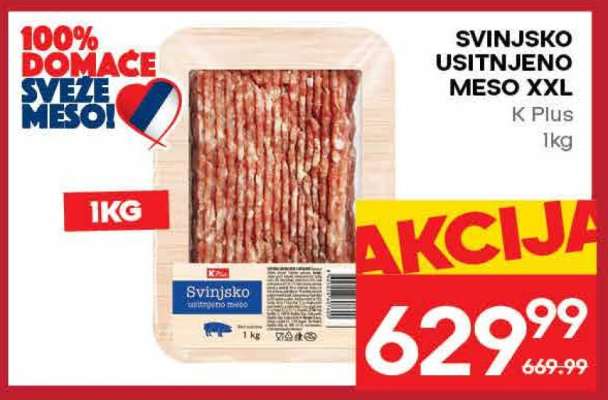 SVINJSKO USITNJENO MESO XXL