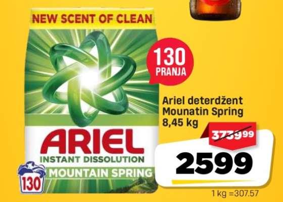Ariel deterdžent Mountain Spring 8,45 kg