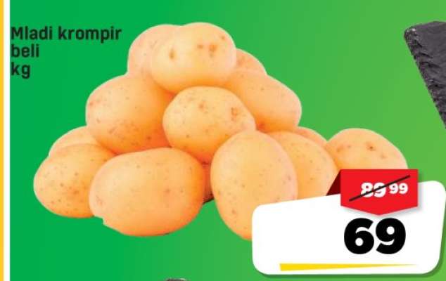 Mladi krompir beli