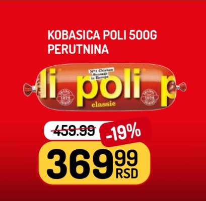 Kobasica Poli 500g Perutnina