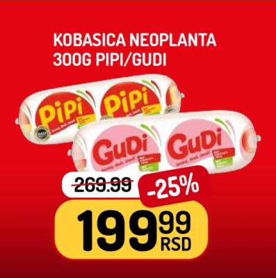 Kobasica Neoplanta 300g (Pipi, Gudi)