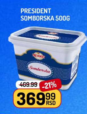 PRESIDENT SOMBORSKA 500g