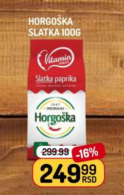 Horgoška Slatka 100g