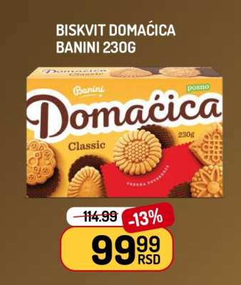Biskvit Domaćica Banini 230g