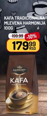 KAFA TRADICIONALNA MLEVENA HARMONIJA 100g