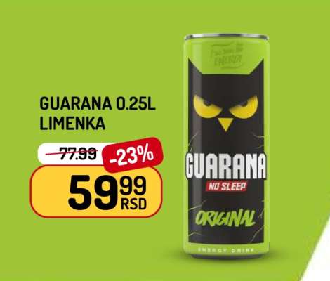 GUARANA 0.25L LIMENKA