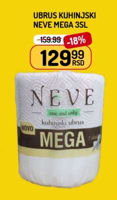 UBRUS KUHINJSKI NEVE MEGA 3sl