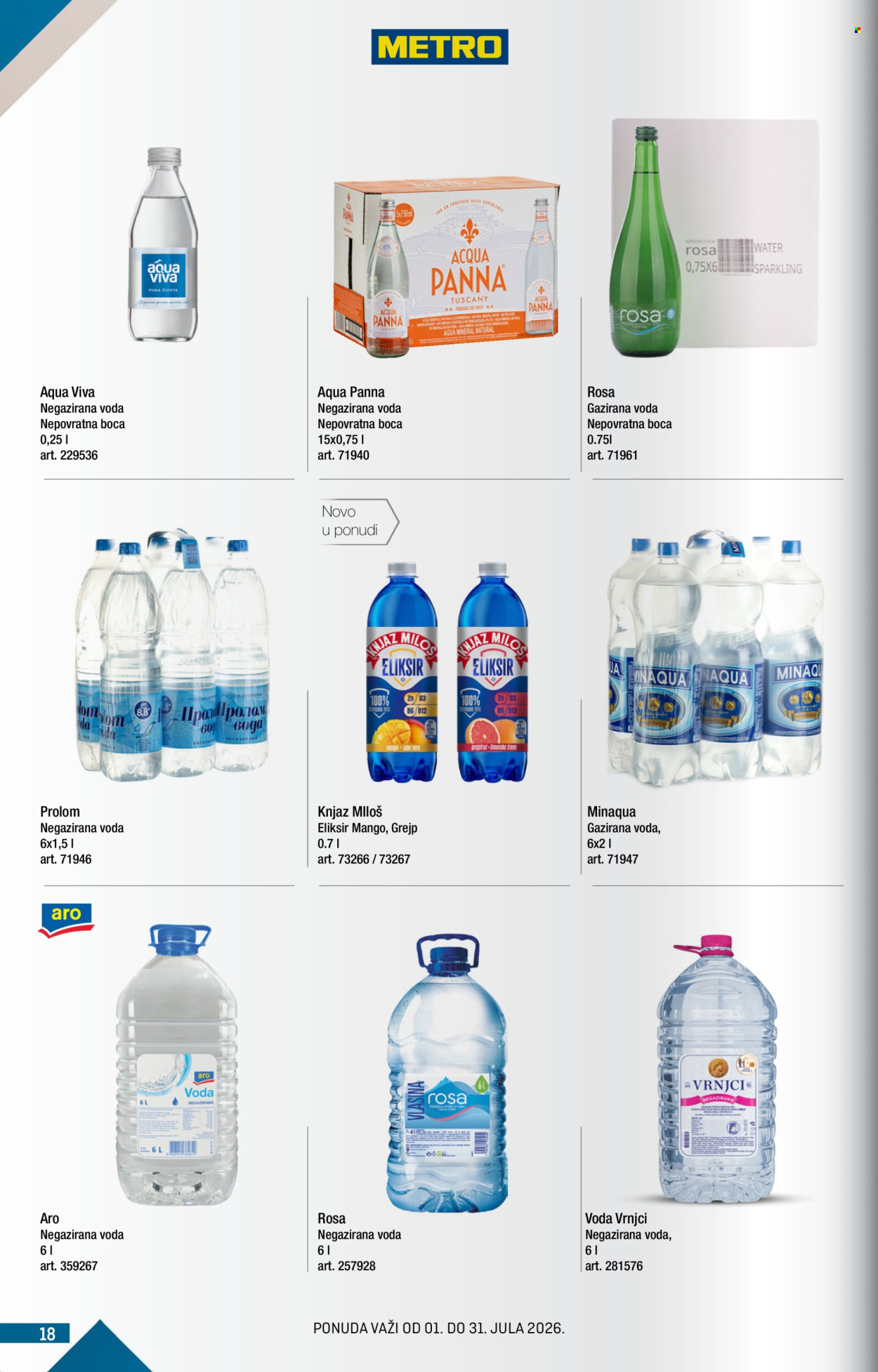 Metro katalog - 01.07.2026 - 31.07.2026. Stranica 18