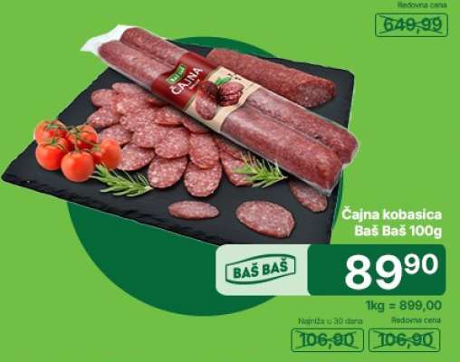 Čajna kobasica Baš Baš 100g