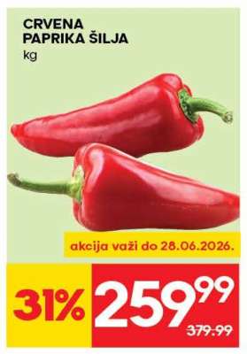 Crvena paprika šilja