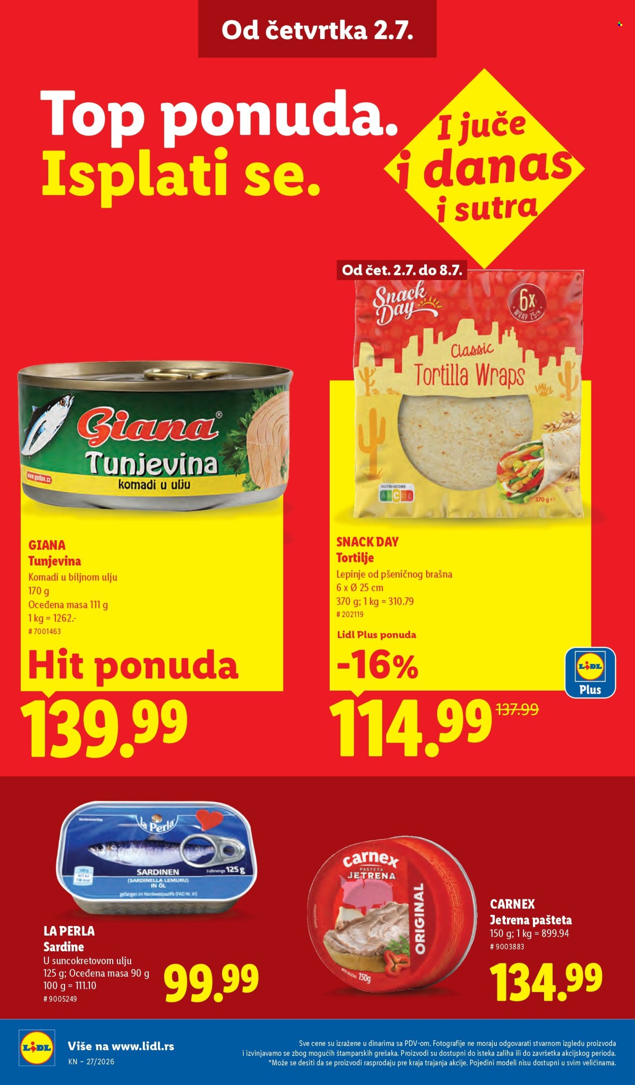 Lidl katalog - 02.07.2026 - 08.07.2026. Stranica 28