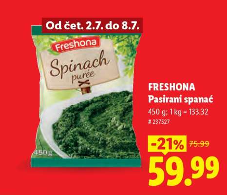 Freshona Pasirani spanać