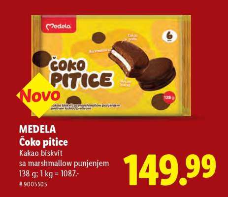 MEDELA Čoko pitice