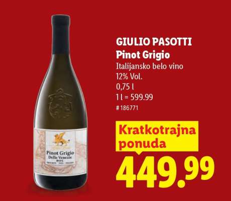 GIULIO PASOTTI Pinot Grigio