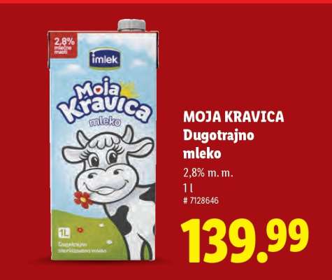 MOJA KRAVICA DUGOTRAJNO MLEKO