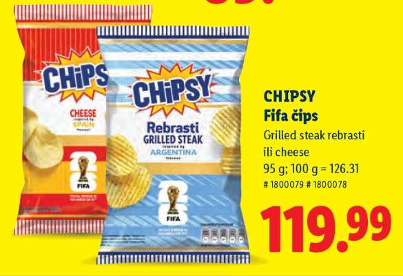 CHIPSY FIFA čips