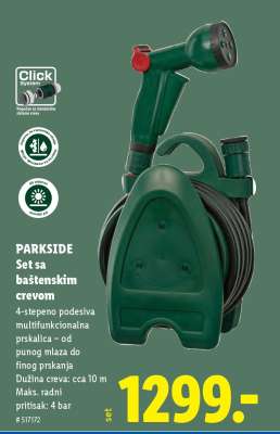 PARKSIDE Set sa baštenskim crevom
