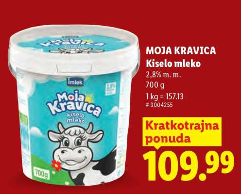 MOJA KRAVICA KISELO MLEKO