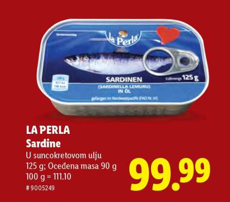 LA PERLA Sardine