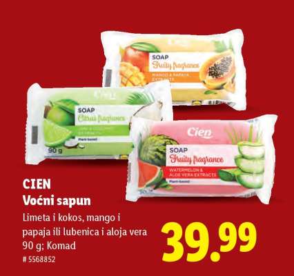 CIEN Voćni sapun