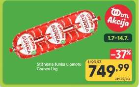Stišnjena šunka u omotu