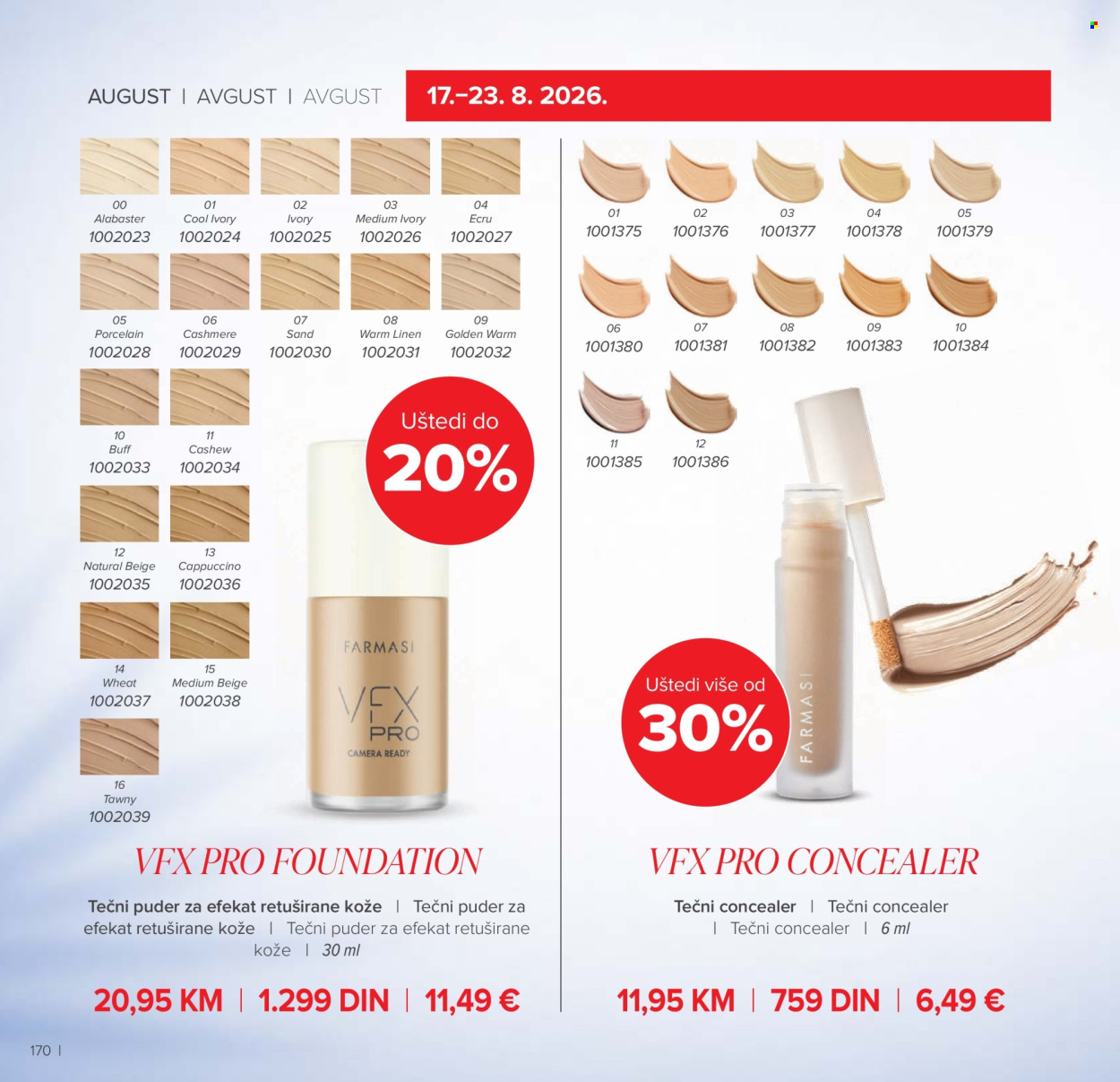 Farmasi katalog - 01.07.2026 - 31.08.2026. Stranica 170