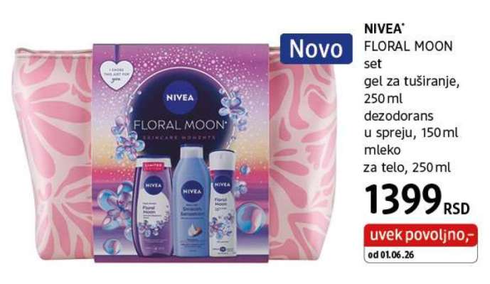 NIVEA FLORAL MOON set