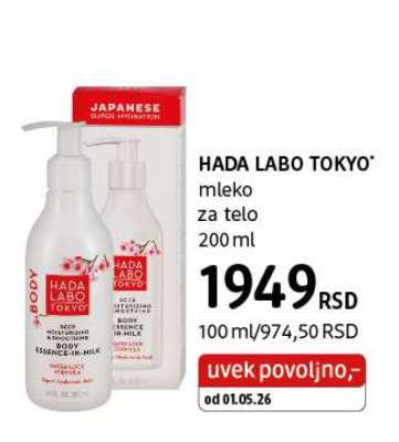 HADA LABO TOKYO mleko za telo 200 ml