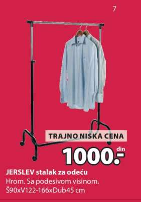 JERSLEV STALAK ZA ODEĆU