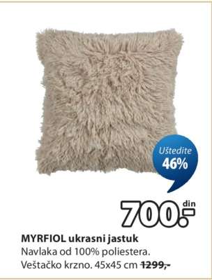 MYRFIOL ukrasni jastuk
