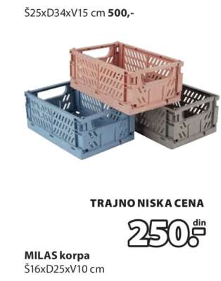 MILAS korpa