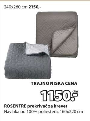 ROSENTRE PREKRIVAČ ZA KREVET
