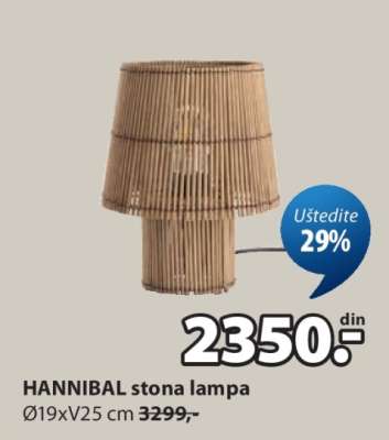 HANNIBAL stona lampa