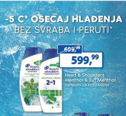 Head & Shoulders Menthol & 2u1 Menthol