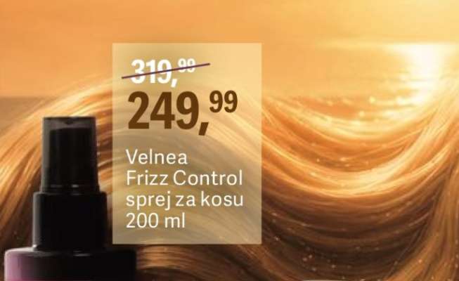 Velnea Frizz Control sprej za kosu 200 ml