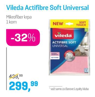 Vileda Actifibre Soft Universal