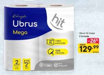 Ubrus Hit mega