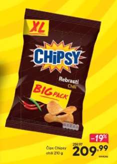 Čips Chipsy chili 210 g