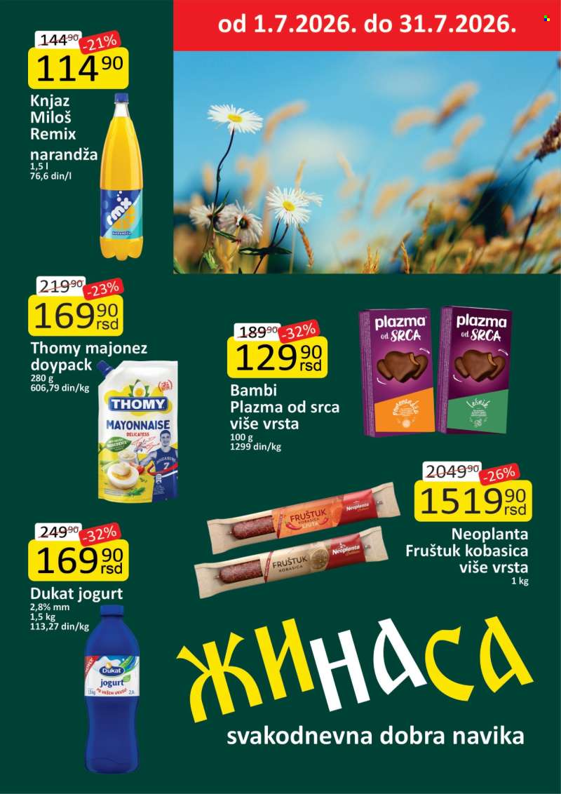 ŽINASA katalog - 01.07.2026 - 31.07.2026.