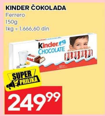Kinder Čokolada