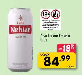 Pivo Nektar limenka 0.5 l