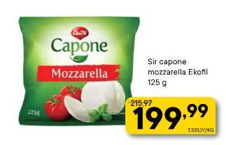 Sir capone mozzarella Ekofil