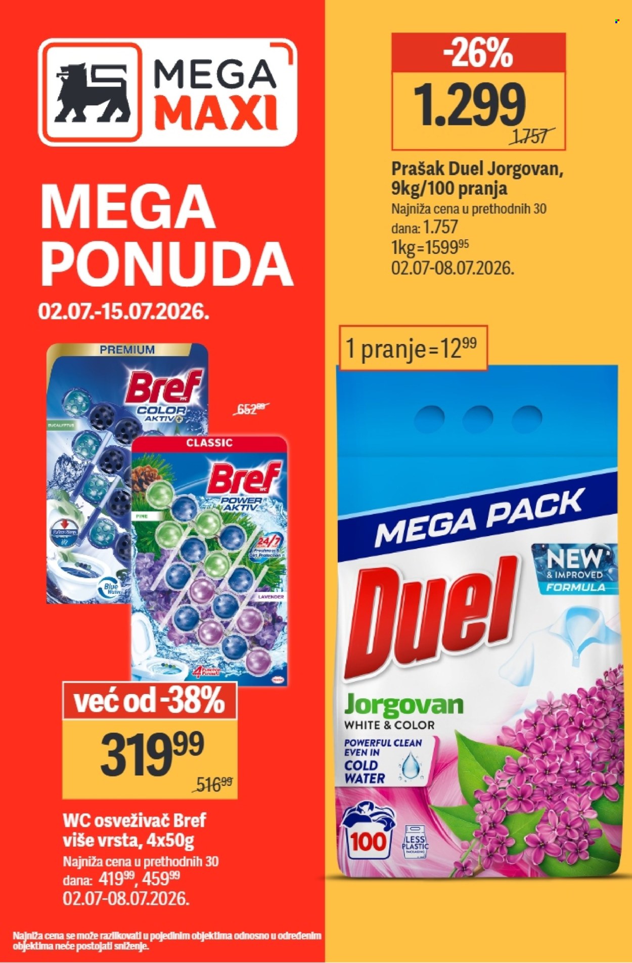 Mega Maxi katalog - 02.07.2026 - 15.07.2026. Stranica 1
