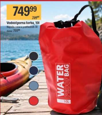 Vodootporna torba, 10l