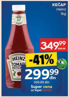 Kečap Heinz 1kg