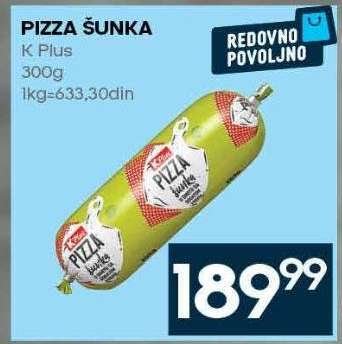 PIZZA ŠUNKA