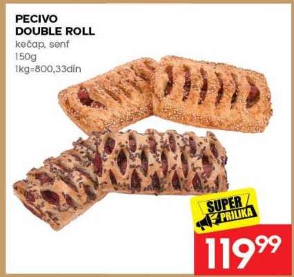 PECIVO DOUBLE ROLL