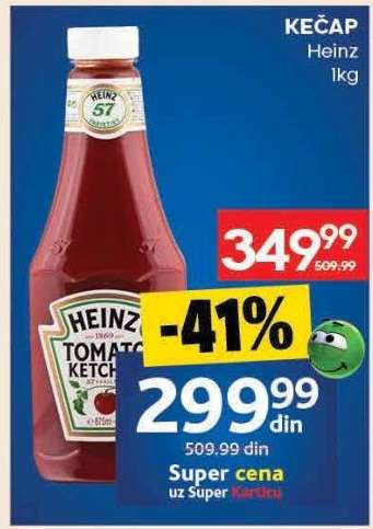 Kečap Heinz 1kg